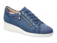 chaussure mephisto lacets ivania bleu jean